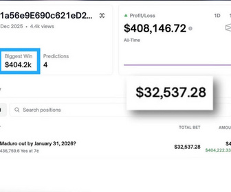 Replay Info éco - Polymarket, quand le pari fait soupçon