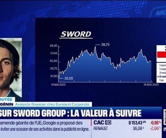Replay BFM Bourse - Valeur ajoutée : Ils apprécient Sword Group - 14/11