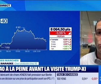 Replay Good Morning Market - En direct des marchés : Le CAC 40 à la peine avant la rencontre entre Donald Trump et Xi Jinping - 11/05