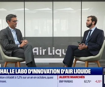 Replay Chine Éco : Shanghai, le labo d'innovation d'Air Liquide, par Erwan Morice - 31/10