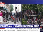 Replay BFM Story - Manifestation du 1er-mai: 29 personnes interpellées à 17h30 heures à Paris
