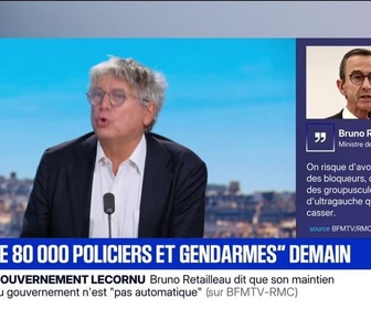 Replay Apolline de 9 à 10 - Il met des cibles sur des opposants politiques, Éric Coquerel, député LFI, répond à Bruno Retailleau qui accuse les Insoumis de propager une haine anti-flics