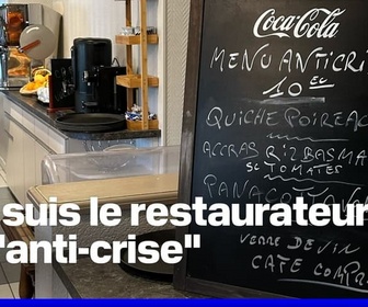 Replay Robin de BFM - Je suis le restaurateur de l'anti-crise: en Haute-Vienne, Laurent propose un menu du jour à seulement 10 euros