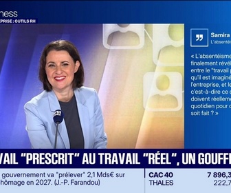 Replay BFM Entreprise - Outils RH - Abstentéisme au travail, comment y remédier ? - Mardi 6 octobre