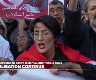 Replay Journal de l'Afrique - Nouvelle manifestation en Tunisie sous le slogan l'opposition n'est pas un crime