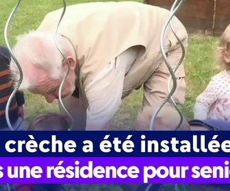 Replay On a de l'info - Une crèche a été installée dans une résidence pour seniors
