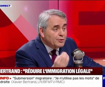 Replay Face à Face - Droit du sol: Je veux entendre que l'on veut être Français avec ce que cela veut dire: les droits et les devoirs, indique Xavier Bertrand (LR)