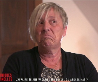 Replay Chroniques criminelles - Affaire Eliane Vazard : jeu sexuel ou assassinat ?