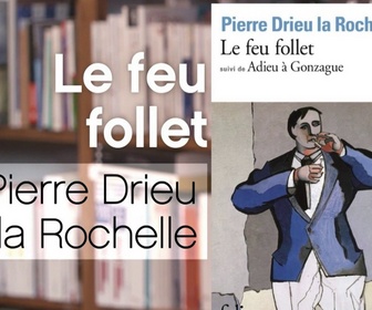 Replay La p'tite librairie - Le feu follet - Pierre Drieu la Rochelle