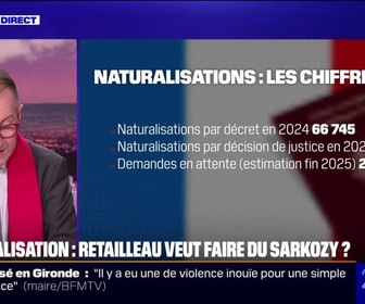 Replay 20H BFM - LE CHOIX DE CHRISTOPHE - Naturalisation: Bruno Retailleau durcit le ton