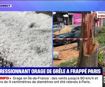 Replay News Box - Un impressionnant orage de grêle s'abat sur Paris - 03/05