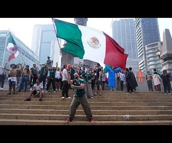 Replay Réactions des fans après la victoire 2–0 du Mexique contre l'Afrique du Sud en ouverture du Mondial