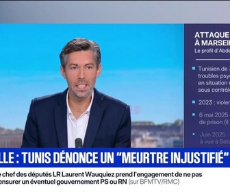Replay Apolline de 9 à 10 - Troubles psychiatriques, violences... Le profil d'Abdelkader Dibi, auteur de l'attaque au couteau à Marseille