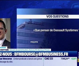 Replay BFM Bourse - Culture Bourse : Que penser de Dassault Systèmes ? par Aude Kersulec - 24/10