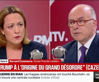 Replay Face à Face - Guerre au Moyen-Orient: Les États-Unis ne savent plus contrôler la situation qu'ils ont contribué à créer eux-mêmes, assure Bernard Cazeneuve