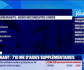 Replay Good Morning Business - Carburant : 710 millions d'euros d'aides supplémentaires