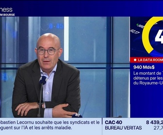 Replay BFM Bourse - La Data Room : 940 milliards de dollars = montant de Treasuries détenus par les investisseurs du Royaume-Unis - 25/08