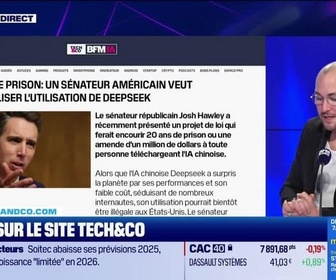 Replay Tech & Co, la quotidienne - À lire sur le site Tech&Co : 20 ans de prison, un sénateur américain veut criminaliser l'utilisation de DeepSeek, par Pierre Berge-Cia - 05/02