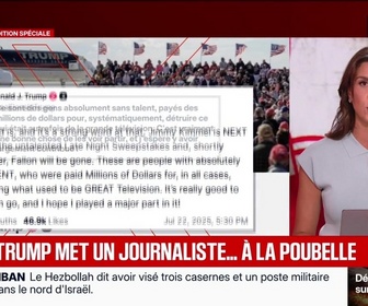 Replay BFM Grand Soir - Quand Trump met un journaliste... à la poubelle - 25/05