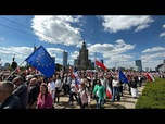 Replay Marches de soutien à l'approche du second tour des élections présidentielles en Pologne