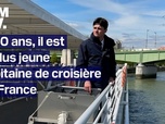 Replay TANGUY de BFM - À 20 ans, il est le plus jeune capitaine d'un navire de croisière, en France