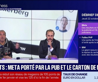 Replay Tech & Co, la quotidienne - Résultats : Meta porté par la pub et le carton de Muse - 22/10
