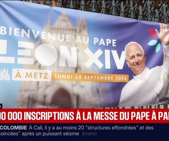 Replay BFM Première - Pape Léon XIV: déjà 200.000 inscriptions pour sa messe à Paris