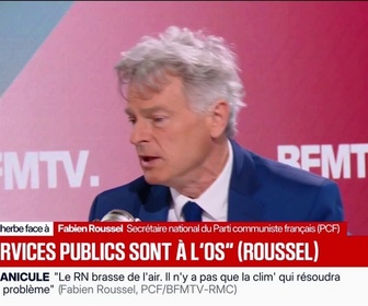 Replay Face à Face - Dans tous les secteurs, les services publics sont en souffrance, estime Fabien Roussel, secrétaire national du PCF