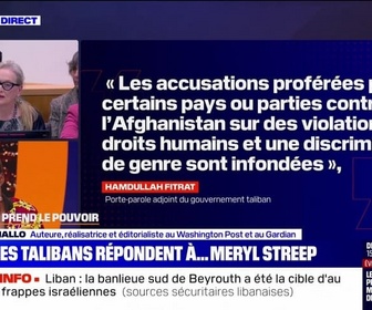 Replay Perrine jusqu'à minuit - Les talibans répondent à Meryl Streep - 30/09