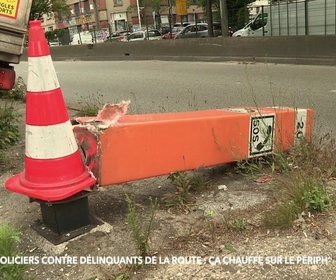 Replay 90' Enquêtes - Policiers contre délinquants de la route : ça chauffe sur le périph'