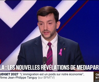 Replay BFM Politique - Propos antisémites attribués à Jordan Bardella: Jean-Philippe Tanguy, député RN de la Somme, assure avoir une confiance absolue dans le président du Rassemblement national