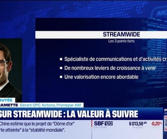 Replay BFM Bourse - Valeur ajoutée : Ils apprécient Streamwide - 21/05