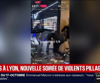 Replay BFM Première - De nouveaux heurts et pillages de commerces ont eu lieu hier à Marseille, Lyon ou Paris