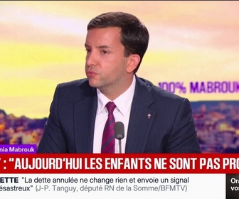 Replay 100% Mabrouk - Jean-Philippe Tanguy (RN) estime que les macronistes ont mal défendu la protection de l'enfance