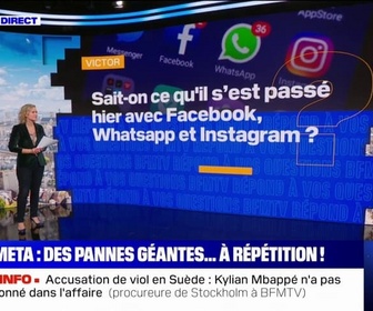 Replay BFMTV répond à vos questions - Meta: des pannes géantes à répétition