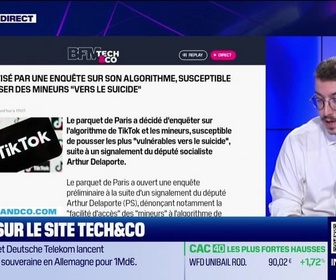 Replay Tech & Co, la quotidienne - À lire sur le site Tech&Co : TikTok visé par une enquête sur son algorithme, susceptible de pousser des mineurs vers le suicide, par Sylvain Trinel - 04/11
