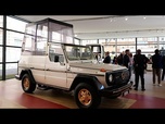 Replay Vatican : un siècle de papamobiles Mercedes-Benz exposé