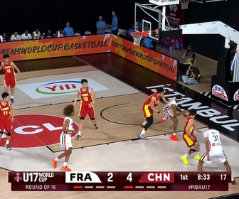 Replay FIBA Coupe du monde U17 : avec un Towo-Nansi en grande forme, les Bleuets corrigent la Chine en 8es de finale
