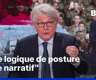 Replay BFM Politique - Thierry Breton estime qu'il faudra une tierce partie pour résoudre le conflit au Moyen-Orient