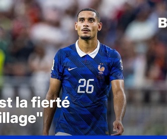 Replay ROBIN DE BFM - On a suivi la demi-finale des Bleus dans le village de Maxence Lacroix