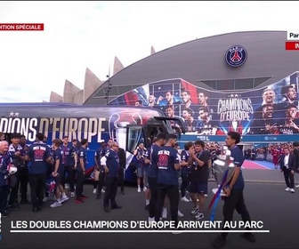 Replay Les émissions spéciales - Édition spéciale - Le retour des champions : Les fans et un immense show attendent le PSG au Parc - 31/05