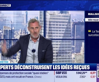 Replay BFM Bourse - Bullshitomètre : La Tech US est surcotée - FAUX répond Stéphane Van Huffel - 29/01