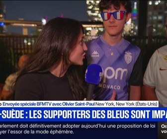 Replay BFM Première - Mondial-2026: ces supporters français croient à une victoire des Bleus contre la Suède