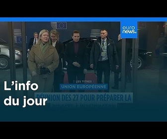 Replay L'info du jour | 23 janvier 2026 - Mi-journée