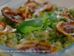 Replay Petits Plats en équilibre - Petits plats à emporter - Salade de pâtes au pesto de courgette