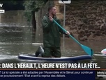 Replay BFM Première - Crues dans l'Hérault: les habitants s'activent pour nettoyer avant le réveillon