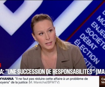 Replay BFM Politique - Affaire Lyhanna: On se trompe à réduire ce débat uniquement à la question des moyens, déclare Marion Maréchal (Identité-Libertés)