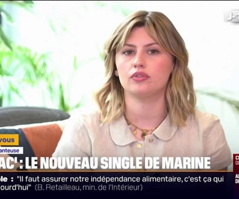 Replay Culture et vous - À l'occasion de la sortie de son single Cœur Maladroit, la gagnante de la Star Academy, Marine, se confie à BFMTV