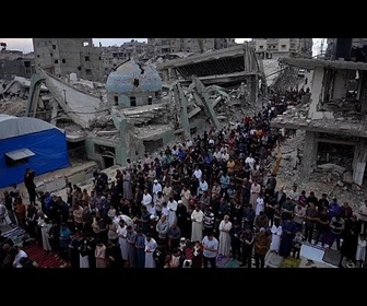 Replay À Gaza ravagée par la guerre, les Palestiniens fêtent l'Aïd el-Adha dans les décombres