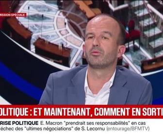 Replay Les émissions spéciales - Édition spéciale - Crise politique : et maintenant,comment en sortir ? - 06/10